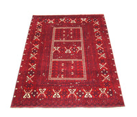 Alfombra afgana - 248 x 158 cm - rojo