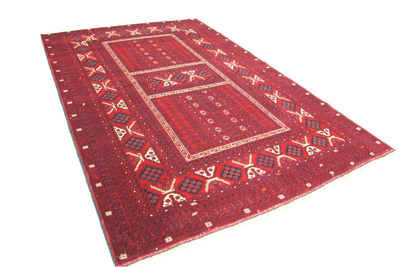 Alfombra afgana 246x163cm - Alfombra oriental