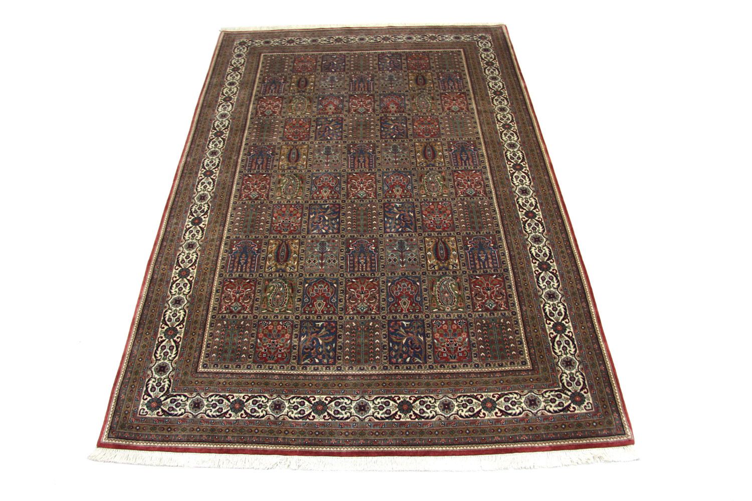 Alfombra persa - Bidjar - 296 x 199 cm - azul