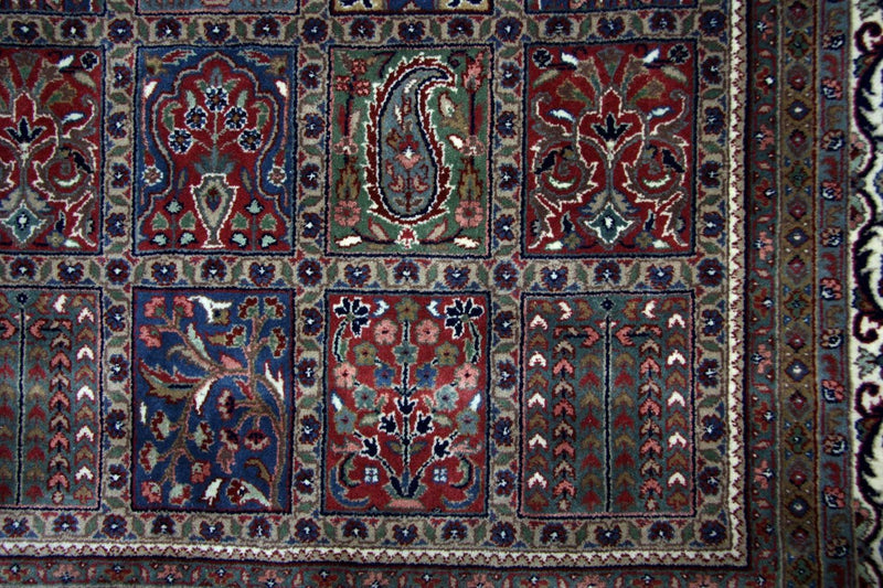 Alfombra persa - Bidjar - 296 x 199 cm - azul
