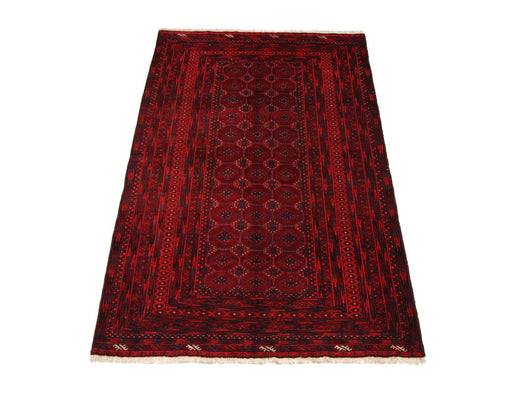 Alfombra afgana - 230 x 140 cm - rojo