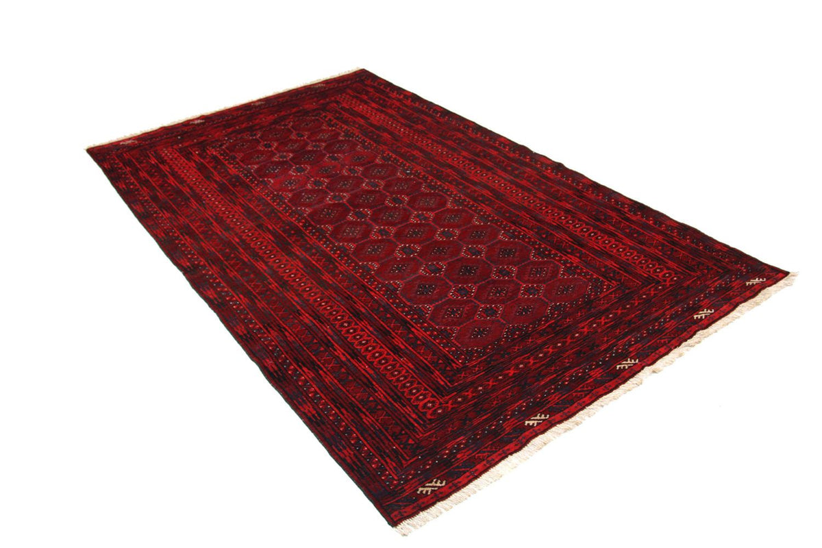 Alfombra afgana - 230 x 140 cm - rojo