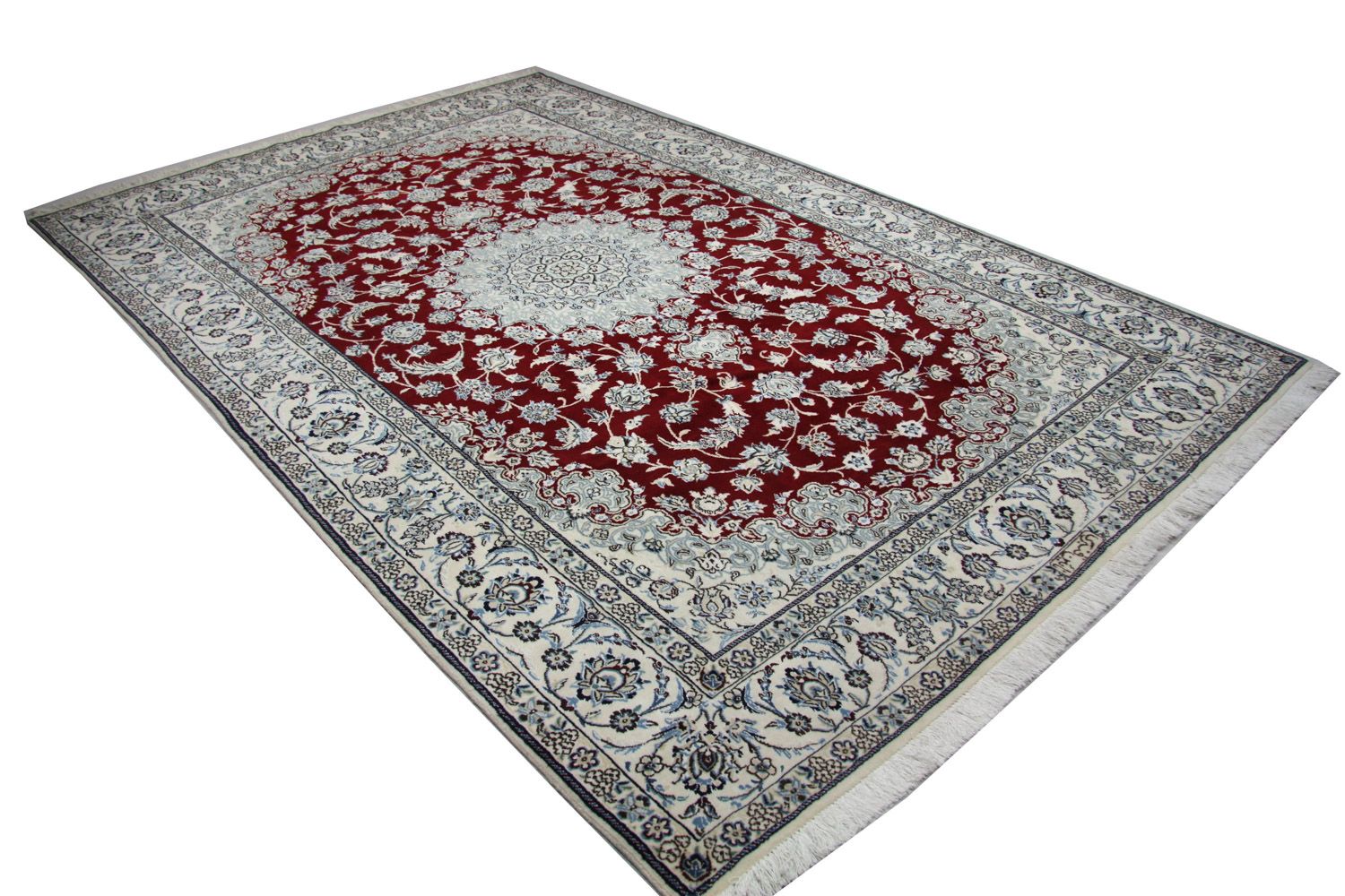 Alfombra Persa - Nain - Real - 320 x 204 cm - azul
