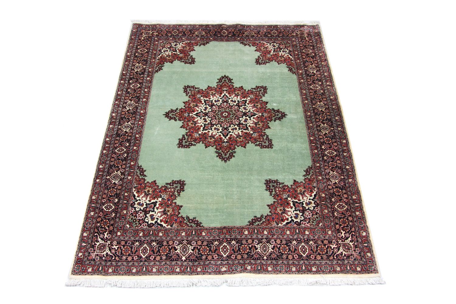Alfombra persa - Bidjar - 248 x 176 cm - azul