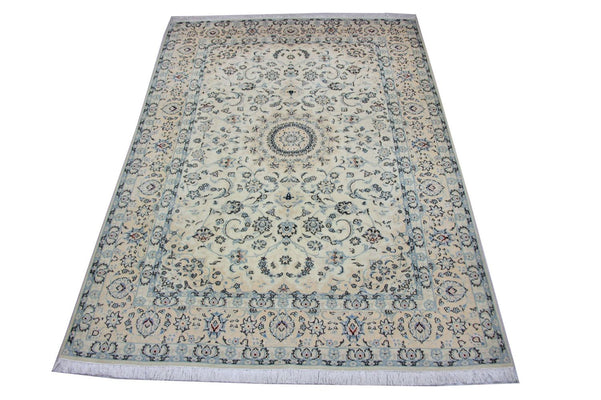 Alfombra Persa - Nain - Real - 293 x 200 cm - azul
