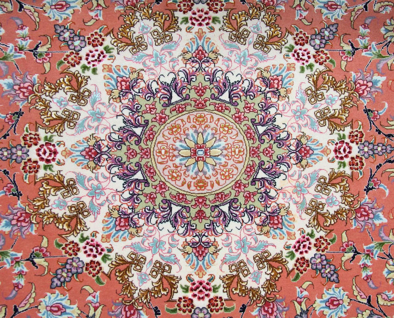 Alfombra Persa - Tabriz - Real - 302 x 202 cm - naranja