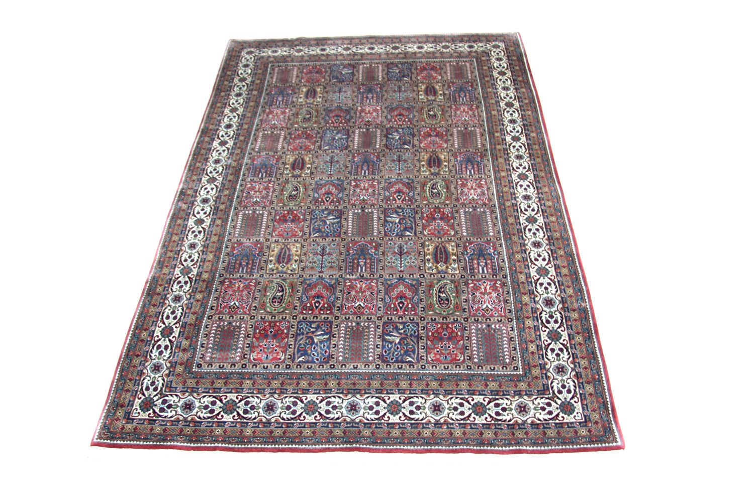 Alfombra persa - Nómada - 301 x 198 cm - azul