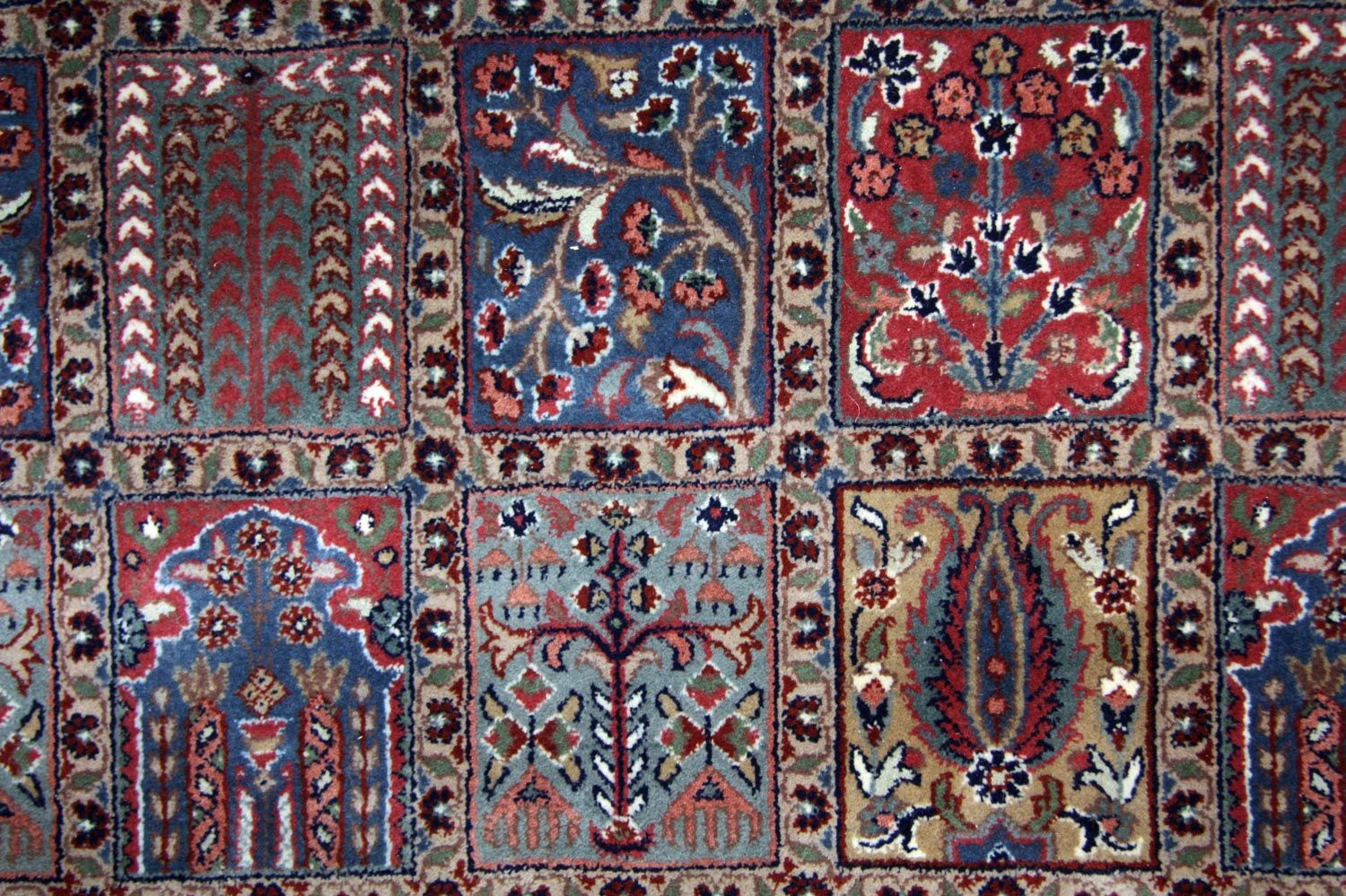 Alfombra persa - Nómada - 301 x 198 cm - azul