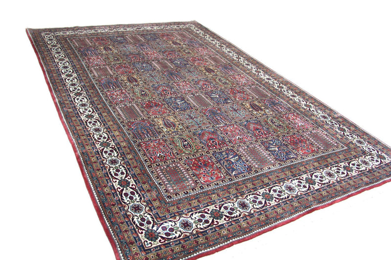 Alfombra persa - Nómada - 301 x 198 cm - azul