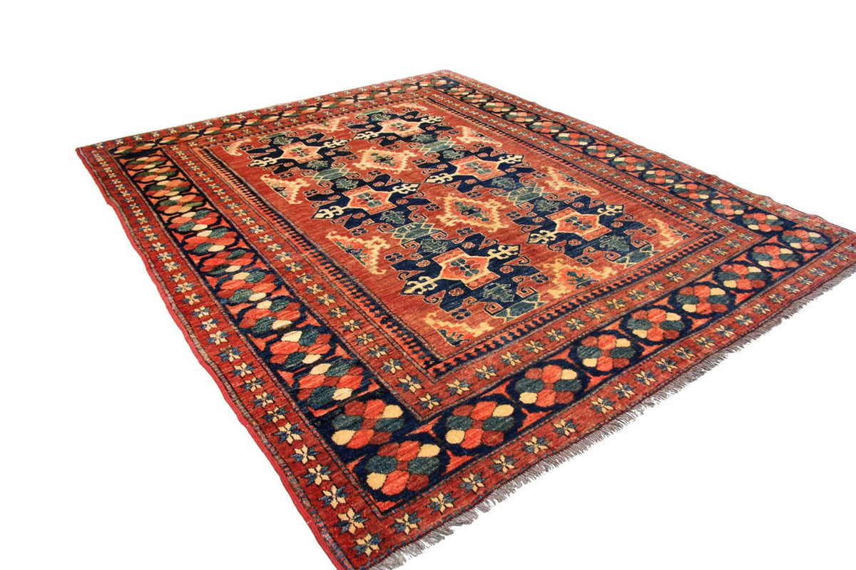 Alfombra Ziegler - Kazak - 248 x 176 cm - naranja