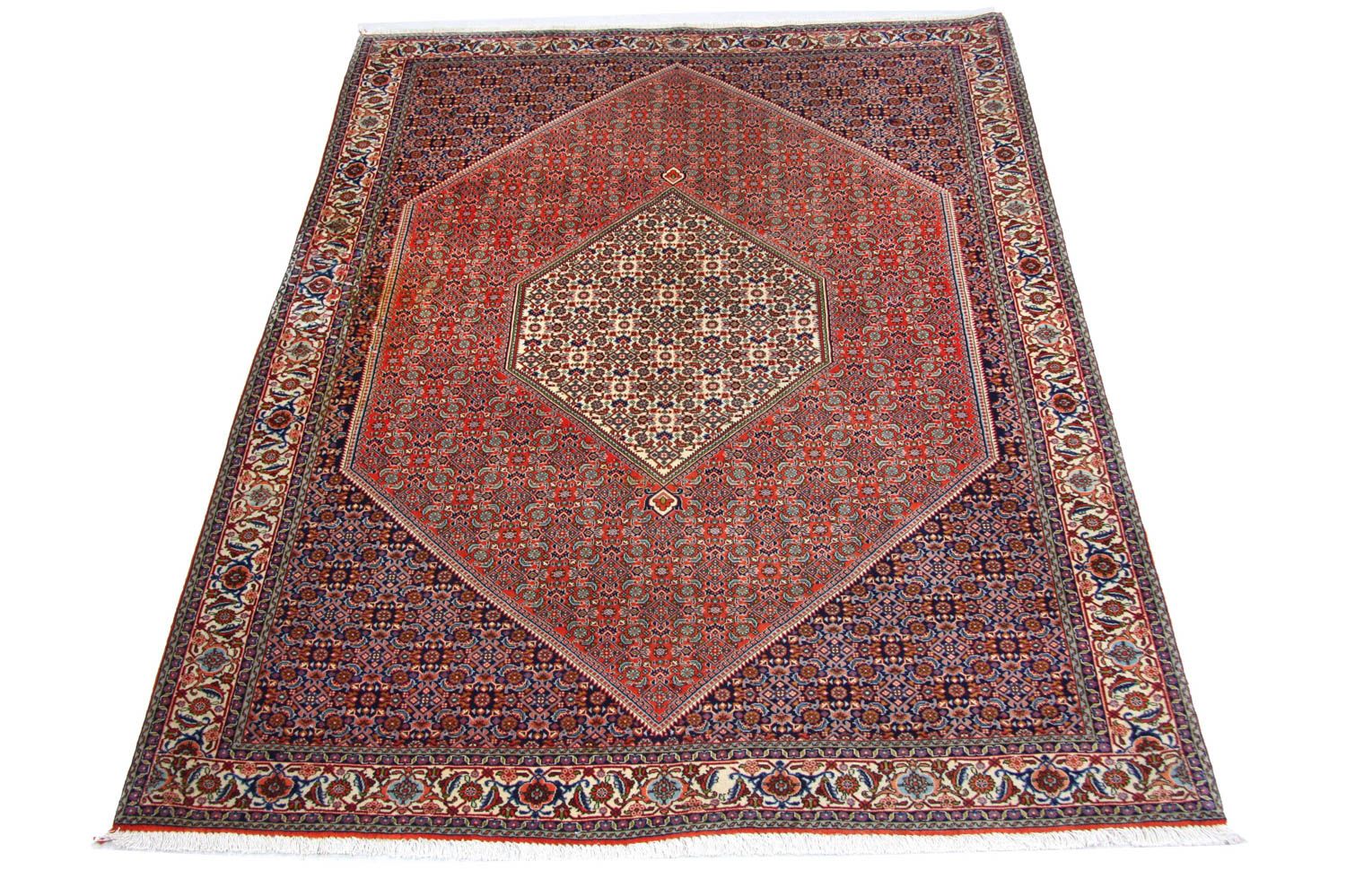 Alfombra persa - Bidjar - 255 x 200 cm - marrón