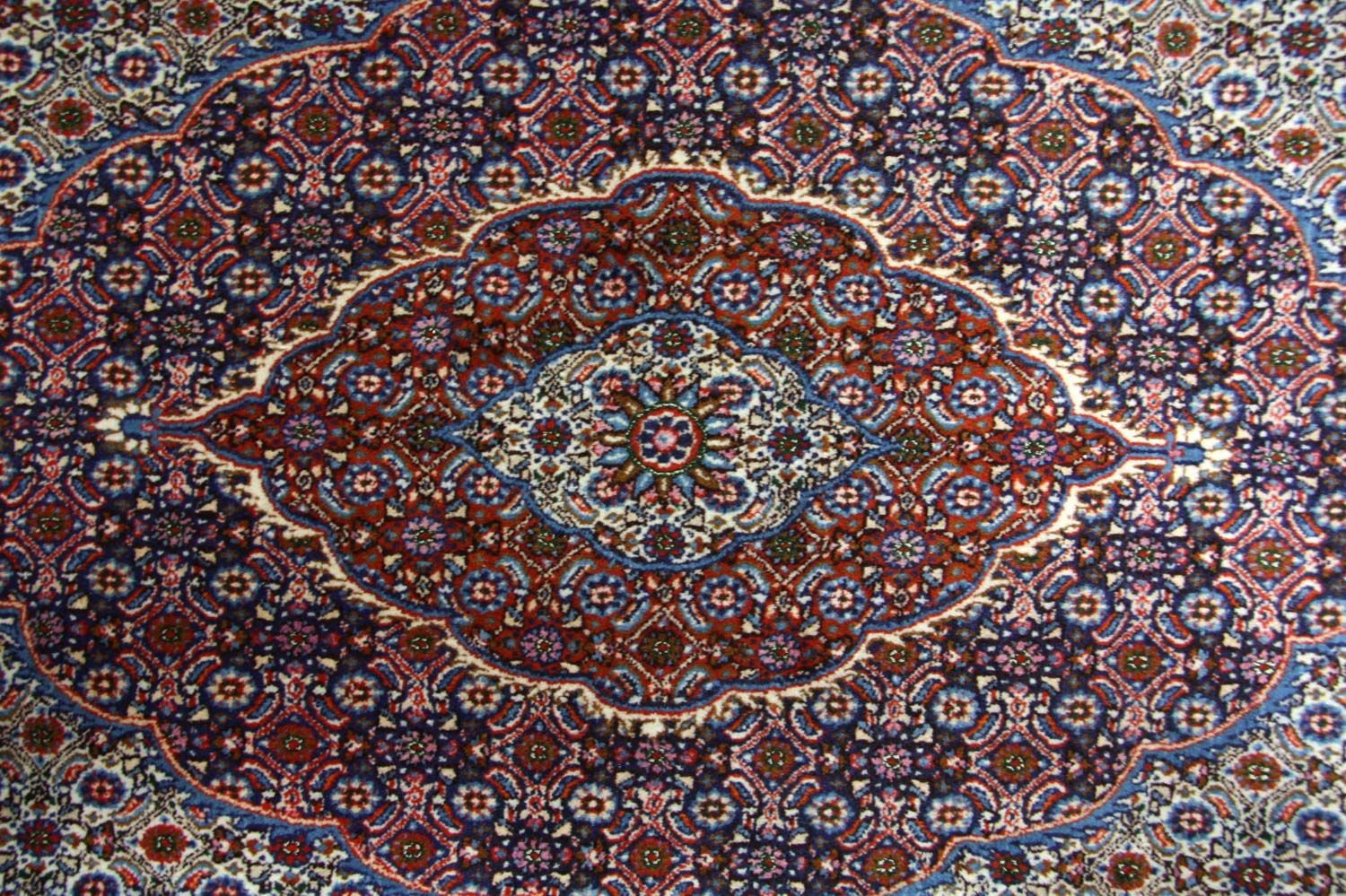 Alfombra persa - Clásica - 302 x 198 cm - azul