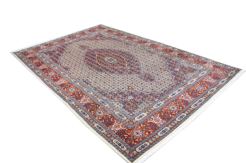 Alfombra persa - Clásica - 302 x 198 cm - azul