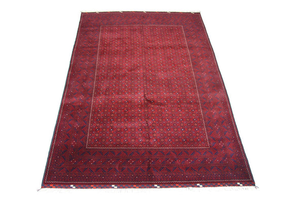 Alfombra afgana - 288 x 193 cm - rojo