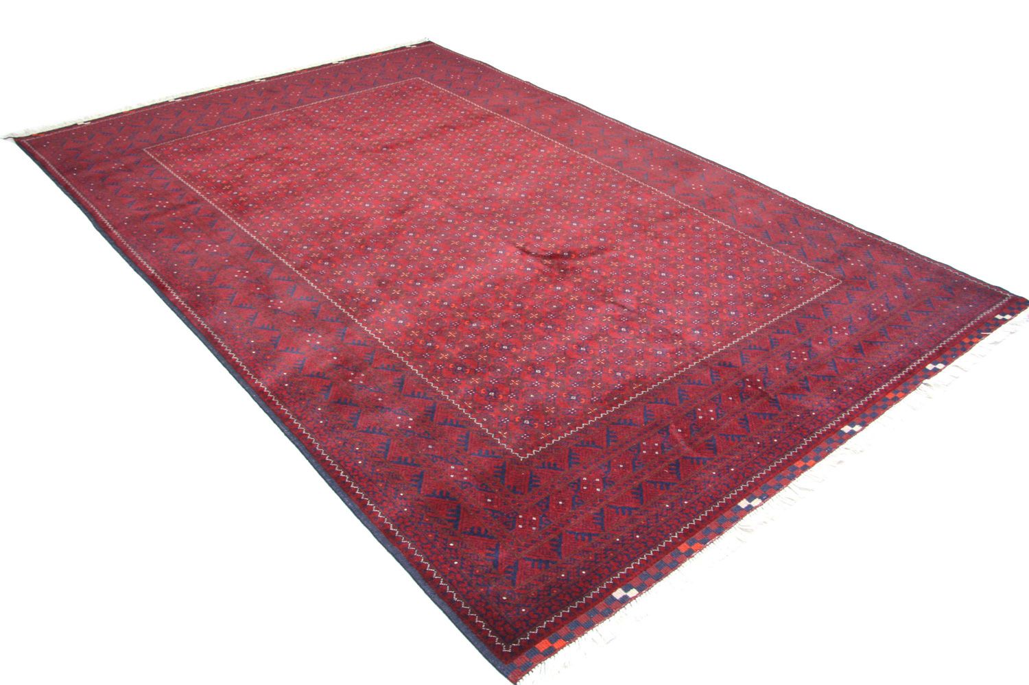 Alfombra afgana - 288 x 193 cm - rojo