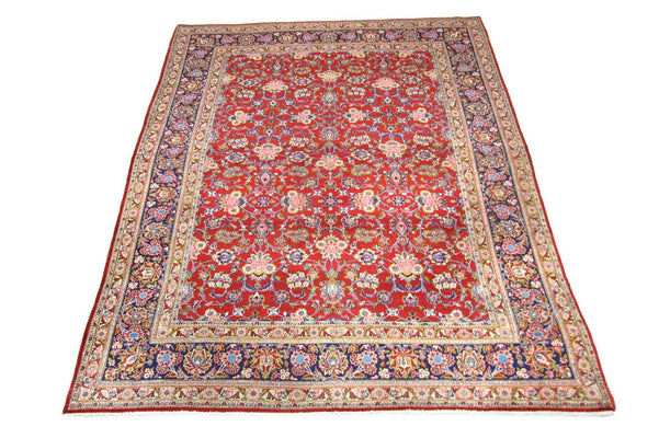 Alfombra persa - Keshan - 296 x 210 cm - rojo
