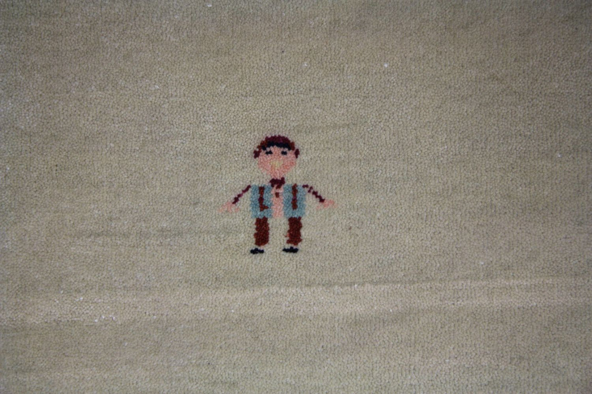 Alfombra Gabbeh - Loribaft Persa - 260 x 190 cm - verde