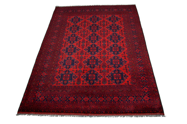 Alfombra afgana - 290 x 205 cm - rojo