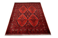 Alfombra afgana - Kunduz - 274 x 197 cm - rojo