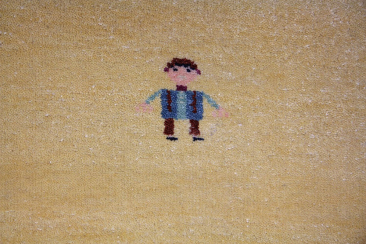 Alfombra Gabbeh - Loribaft Persa - 265 x 195 cm - oro