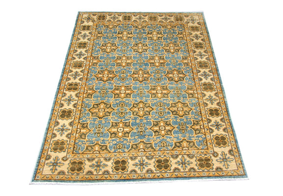 Alfombra Ziegler - Kazak - 255 x 183 cm - azul
