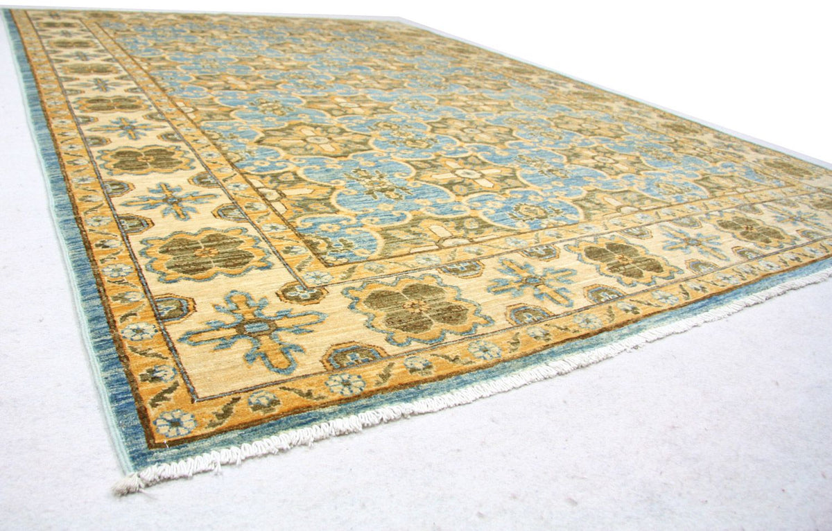 Alfombra Ziegler - Kazak - 255 x 183 cm - azul