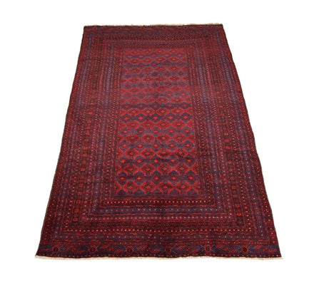 Alfombra Belutsch - 286 x 158 cm - rojo