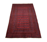 Alfombra Belutsch - 286 x 158 cm - rojo