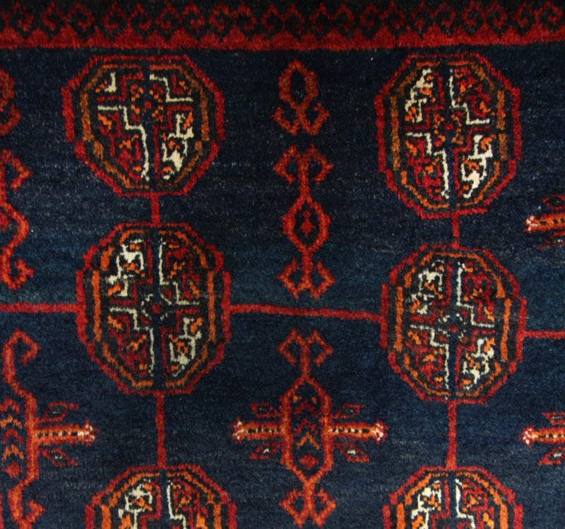 Alfombra Belutsch - 286 x 193 cm - azul