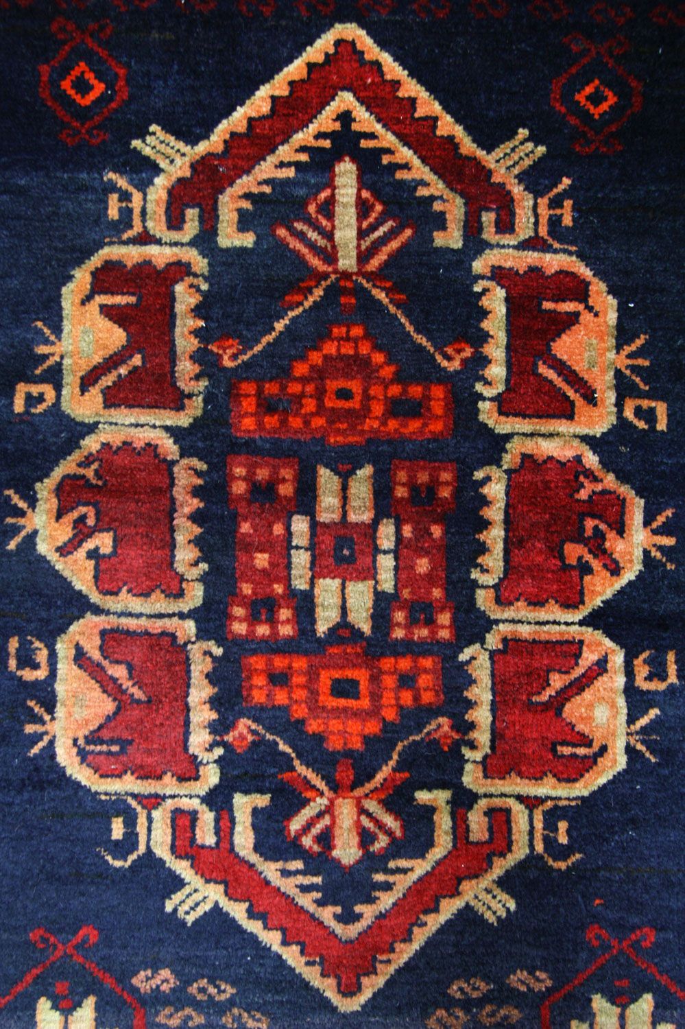 Alfombra de pasillo Alfombra Belutsch - 294 x 142 cm - azul