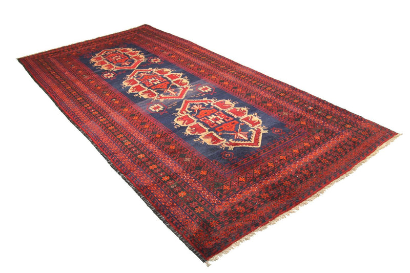Alfombra de pasillo Alfombra Belutsch - 294 x 142 cm - azul