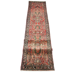 Alfombra de pasillo Alfombra persa - Nómada - 453 x 90 cm - rojo