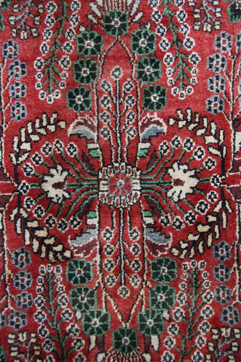 Alfombra de pasillo Alfombra persa - Nómada - 453 x 90 cm - rojo