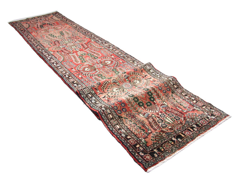 Alfombra de pasillo Alfombra persa - Nómada - 453 x 90 cm - rojo