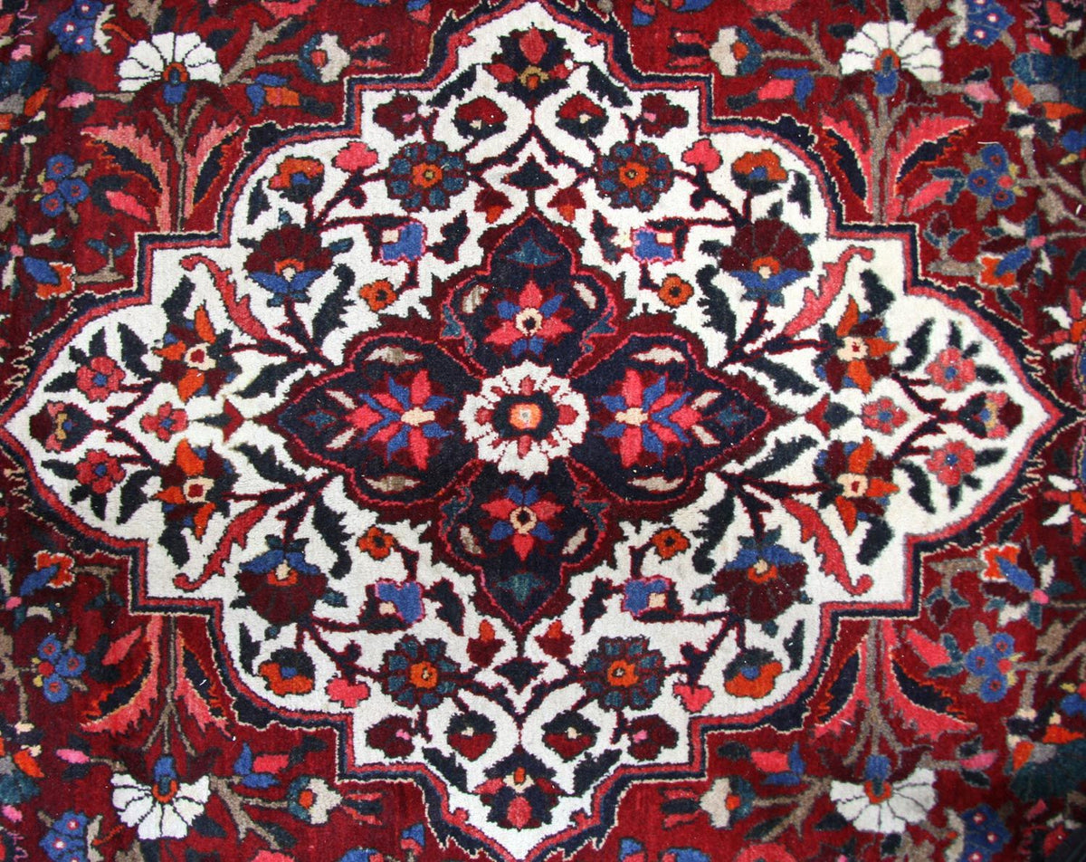 Alfombra persa - Nómada - 332 x 209 cm - marrón