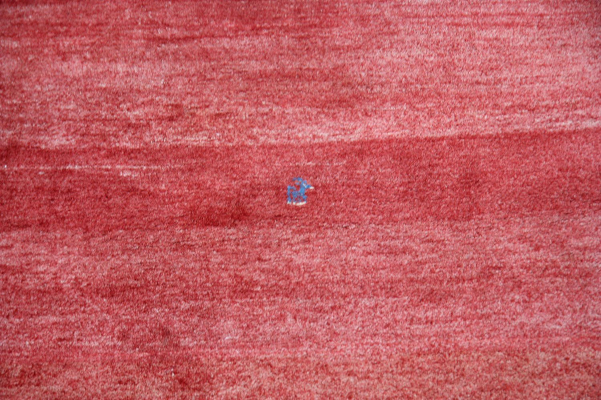 Alfombra Gabbeh - Persa cuadrado  - 111 x 111 cm - rojo