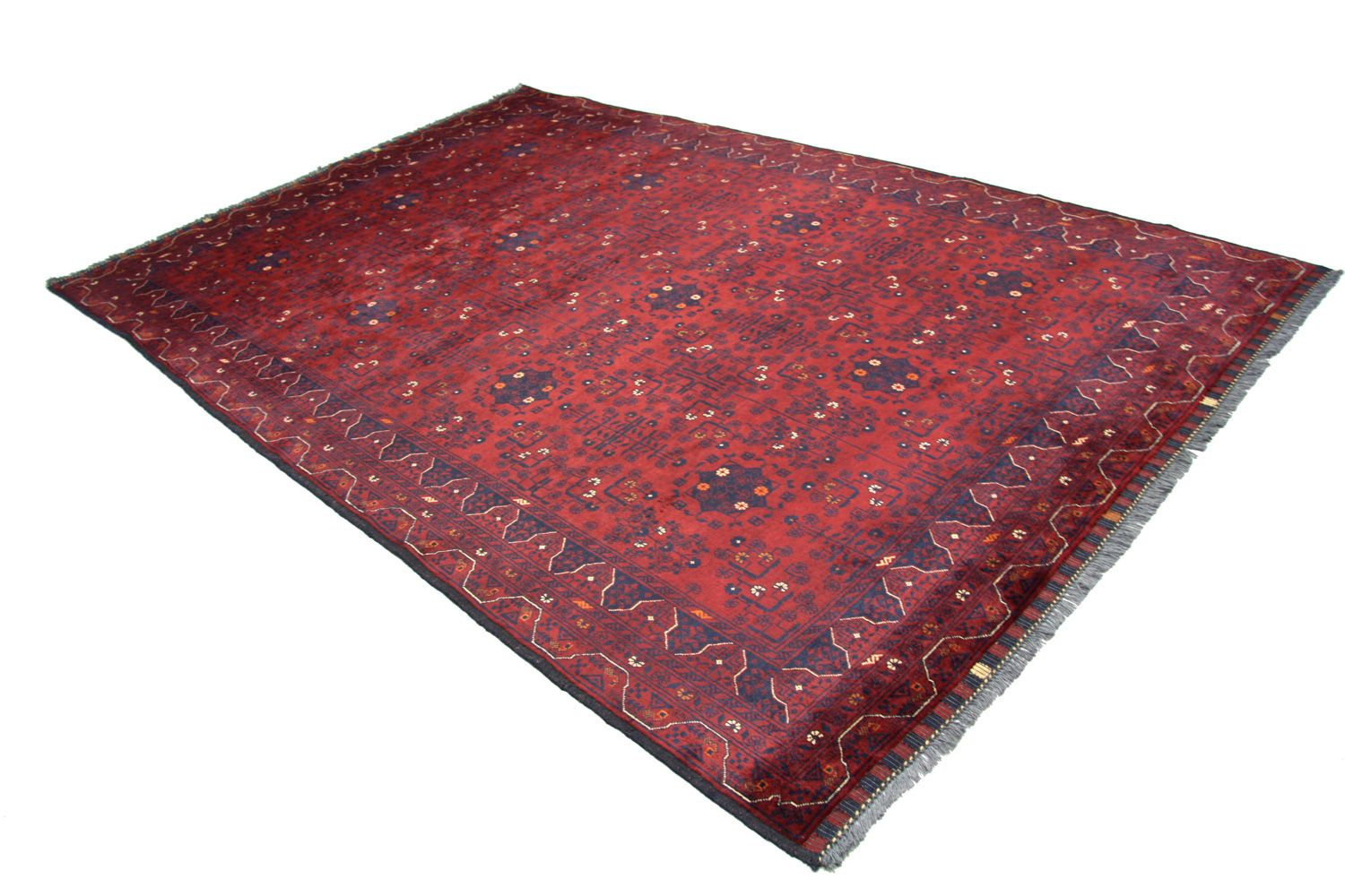 Alfombra afgana - 293 x 196 cm - rojo