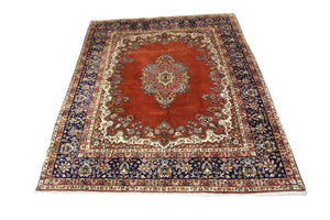 Alfombra persa - Clásica - 302 x 240 cm - azul