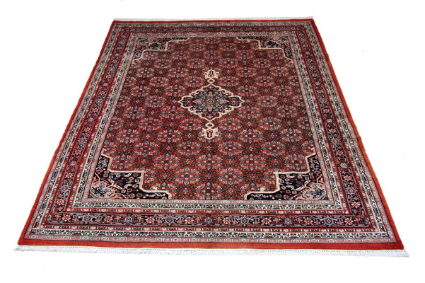 Alfombra persa - Bidjar - 313 x 250 cm - rojo
