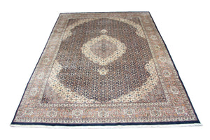 Alfombra persa - Tabriz - 390 x 290 cm - azul