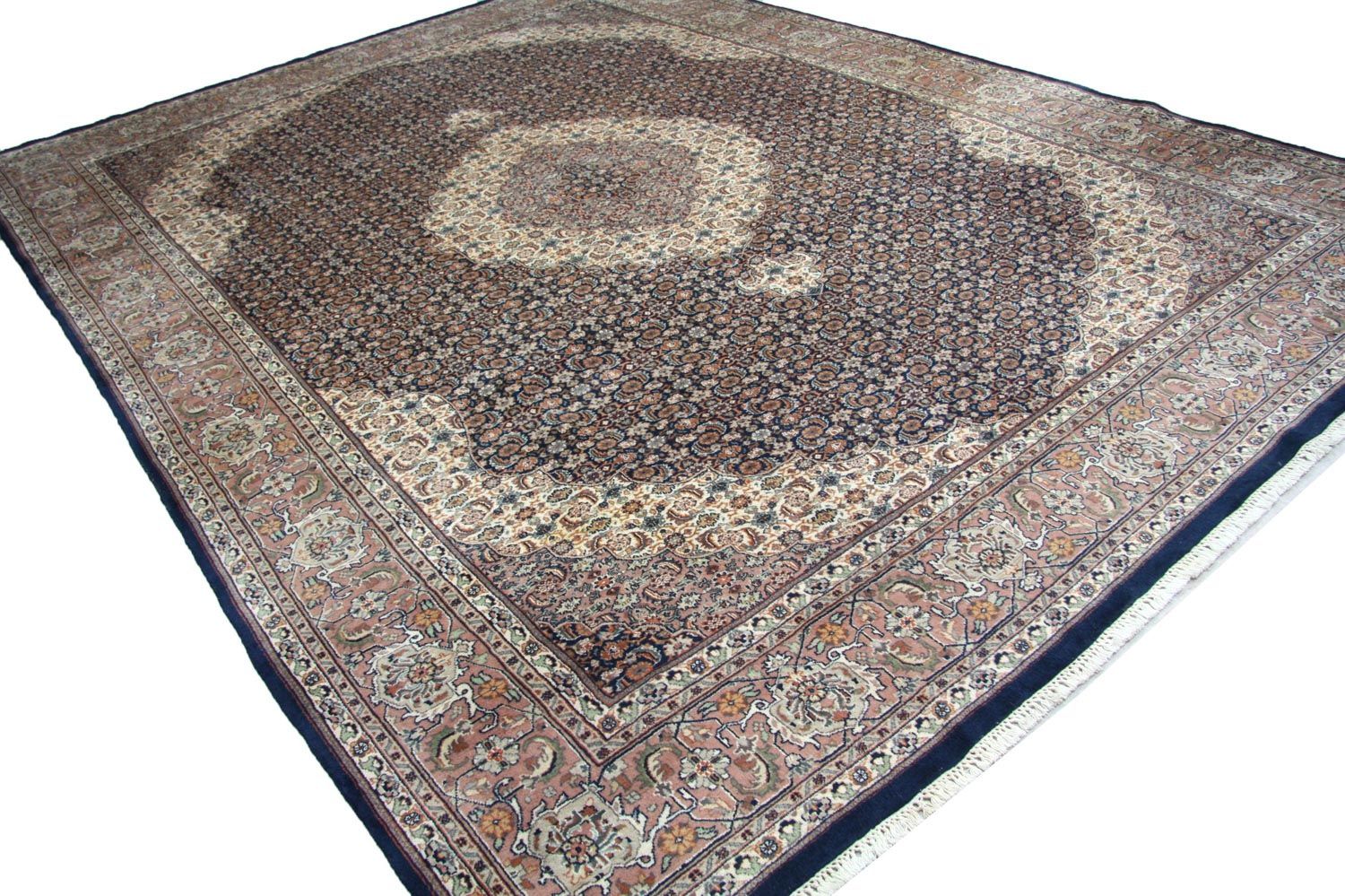 Alfombra persa - Tabriz - 390 x 290 cm - azul