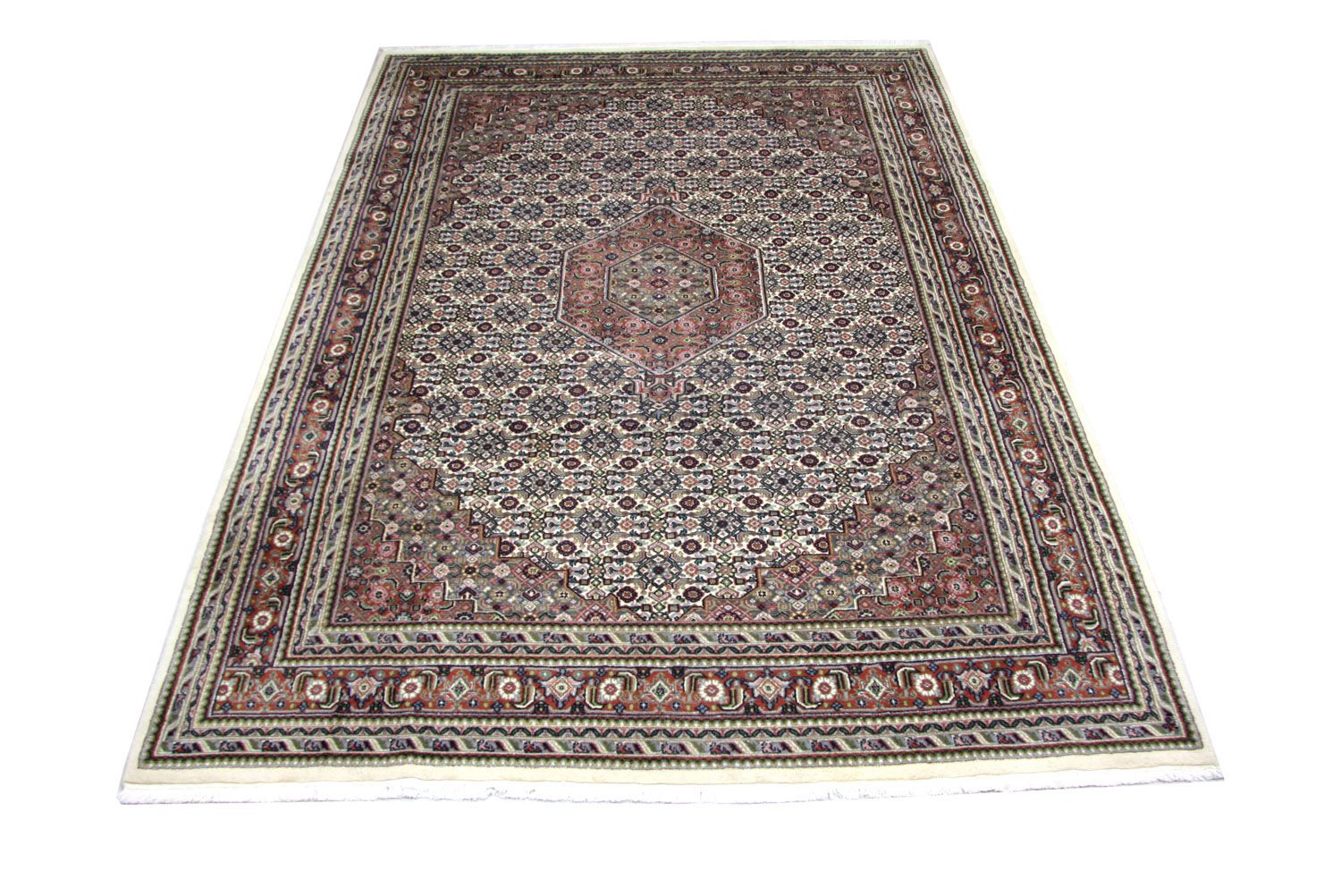 Alfombra persa - Bidjar - 355 x 250 cm - azul