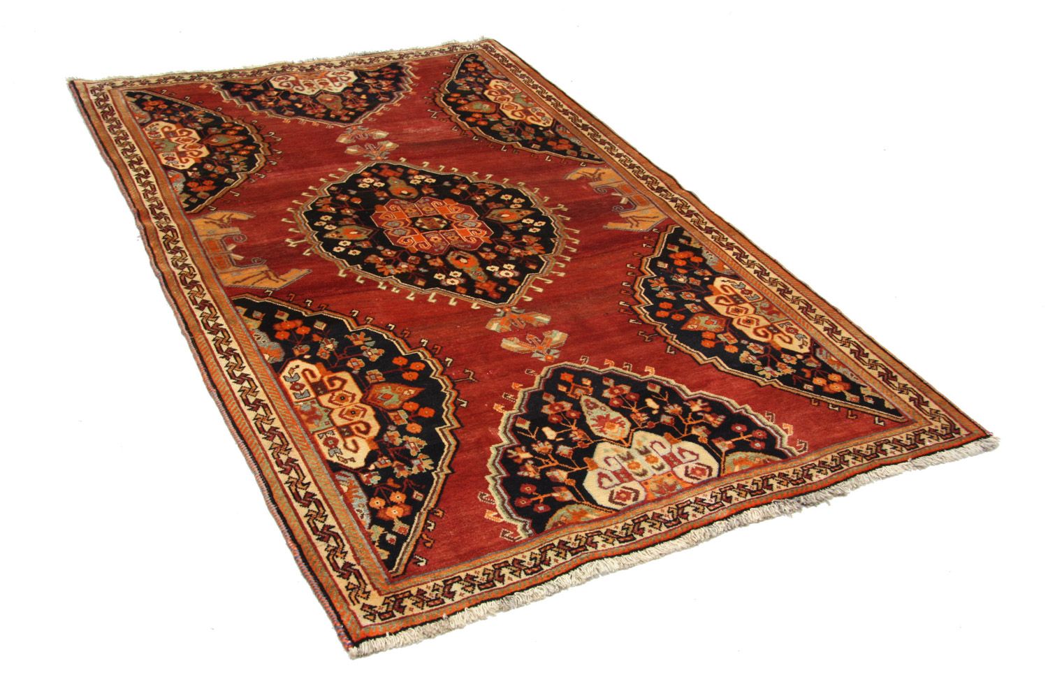 Alfombra persa - Nómada - 250 x 160 cm - rojo