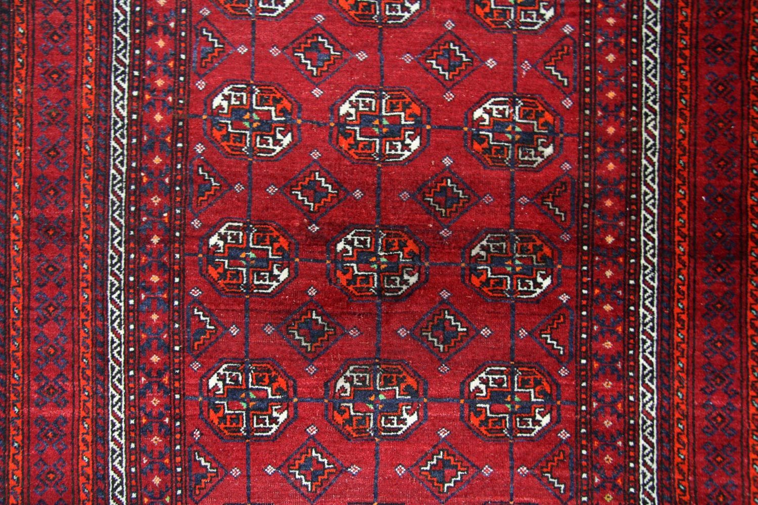 Alfombra Belutsch - 208 x 123 cm - rojo