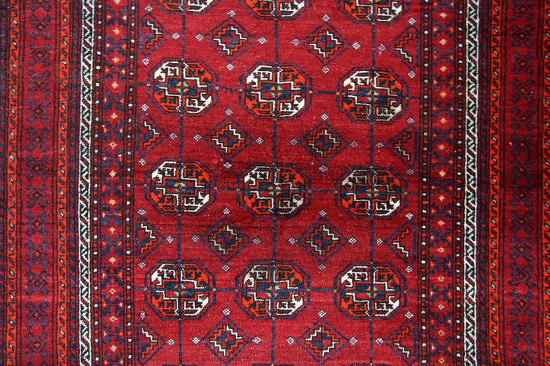 Alfombra Belutsch - 208 x 123 cm - rojo