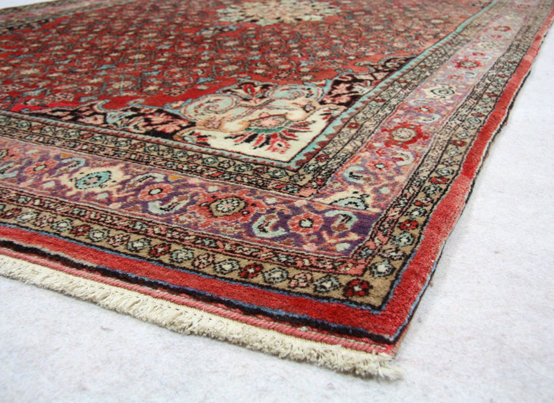 Alfombra persa - Bidjar - 245 x 144 cm - marrón