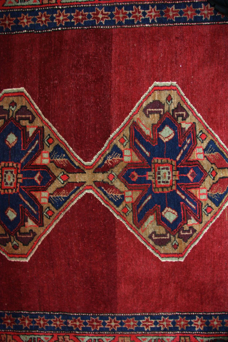 Alfombra de pasillo Alfombra persa - Nómada - 369 x 178 cm - rojo