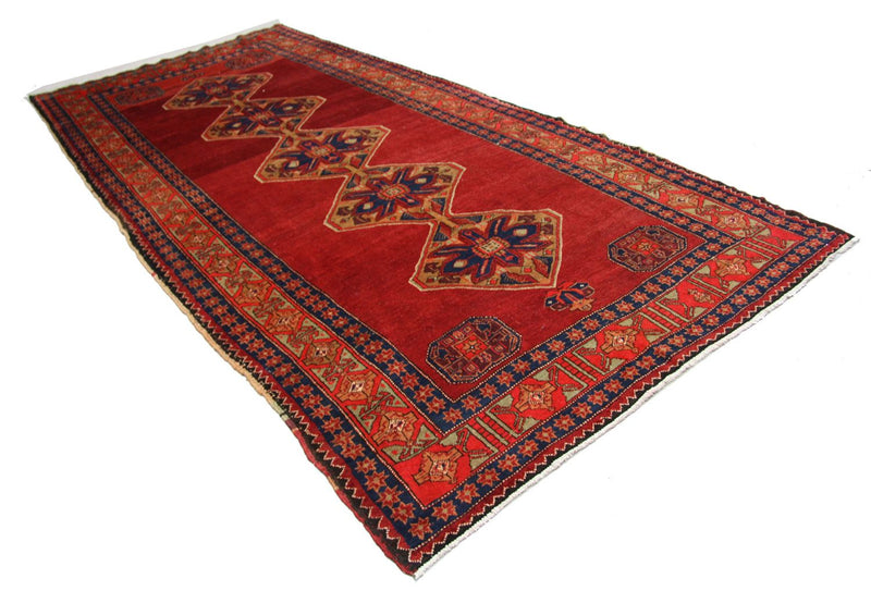 Alfombra de pasillo Alfombra persa - Nómada - 369 x 178 cm - rojo