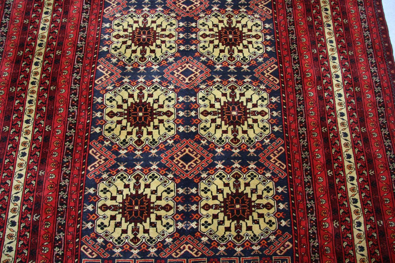 Alfombra afgana - 288 x 195 cm - rojo