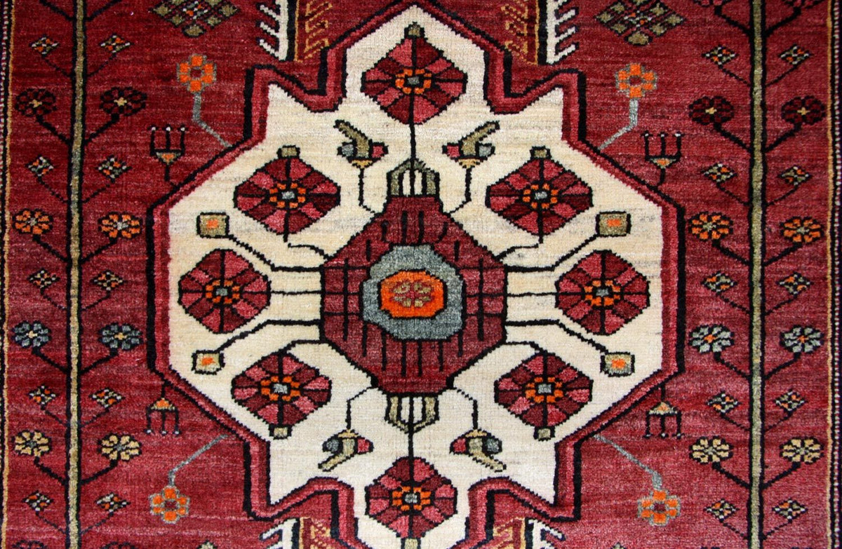 Alfombra persa - Nómada - 322 x 160 cm - rojo
